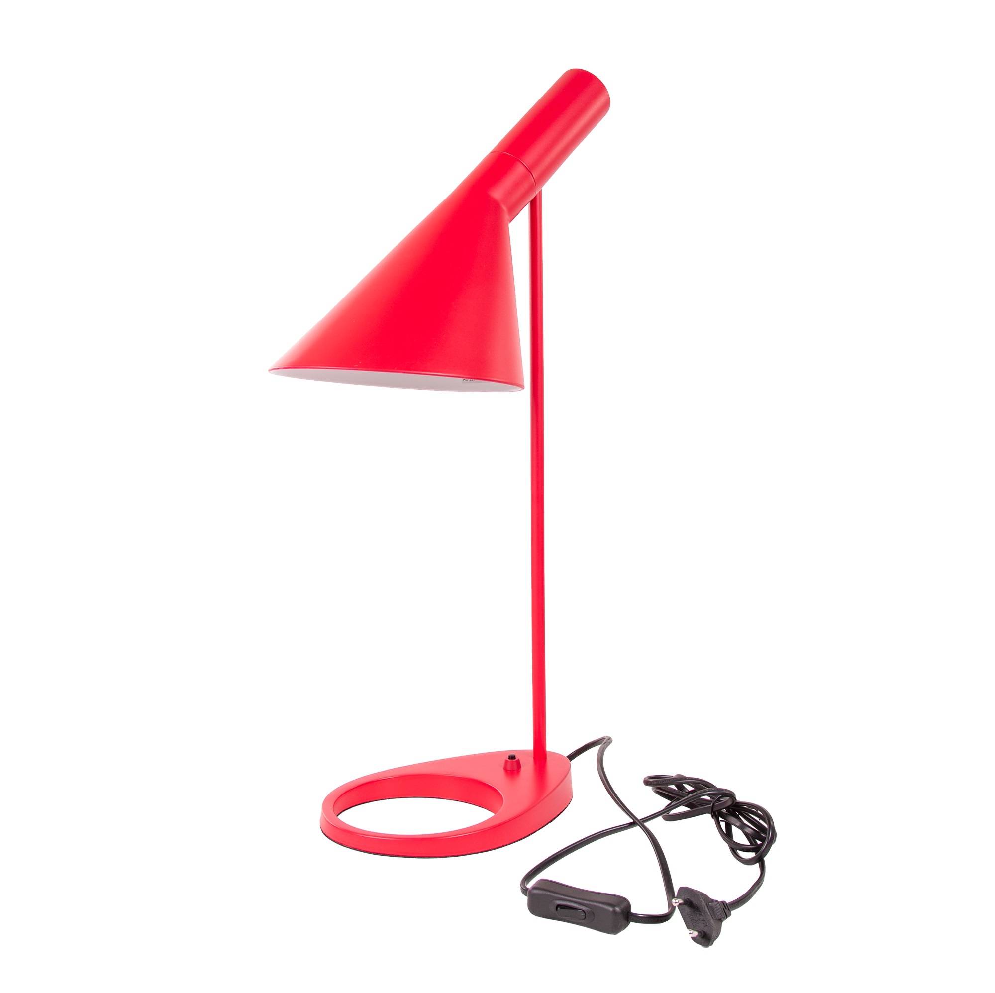 Arne Jacobsen style, Tafellamp AJ Lamp rood