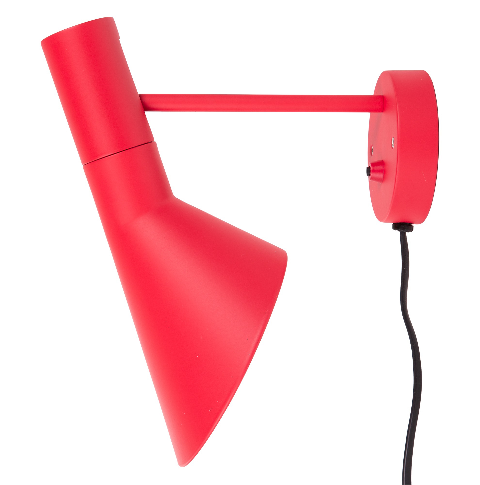 Arne Jacobsen style, Wandlamp AJ Lamp rood