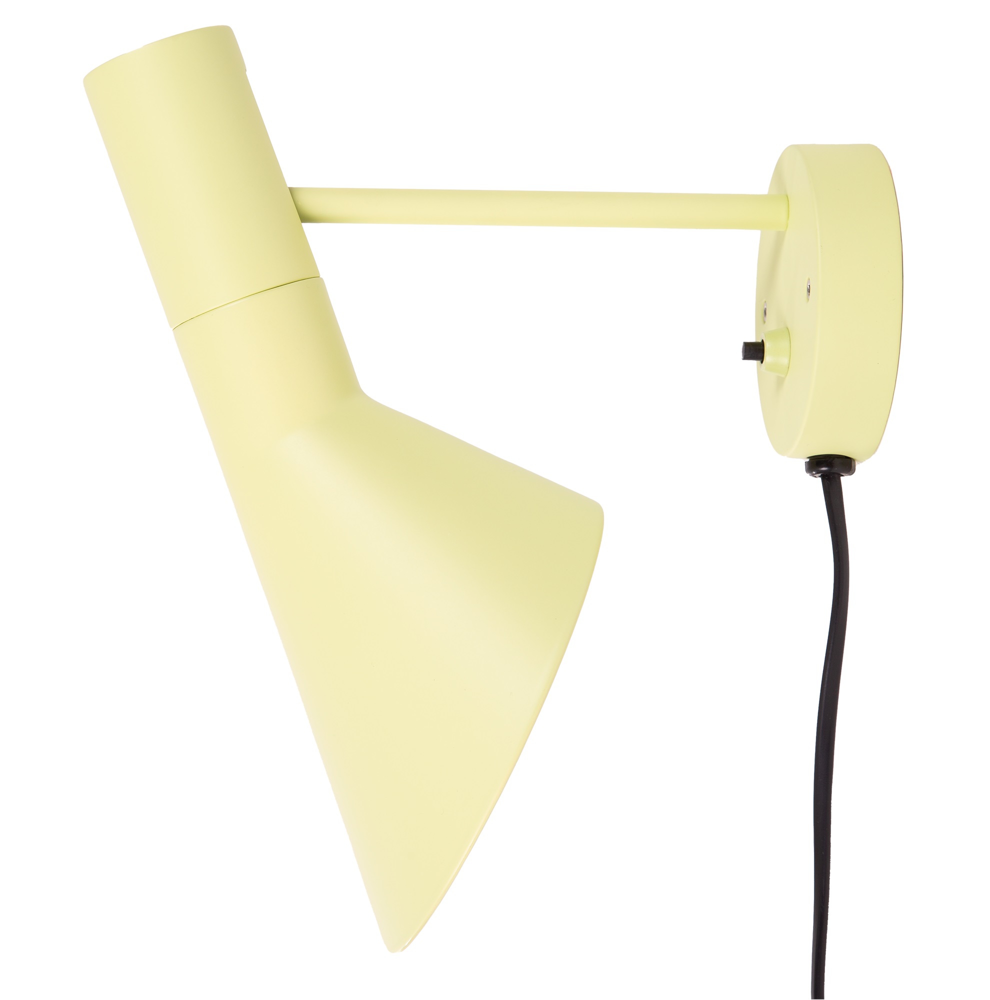 Arne Jacobsen style, Wandlamp AJ Lamp geel