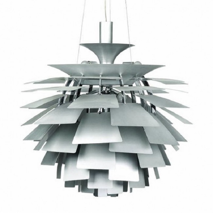 Poul Henningsen style, Hanglamp Artisjok lamp 56cm Aluminium