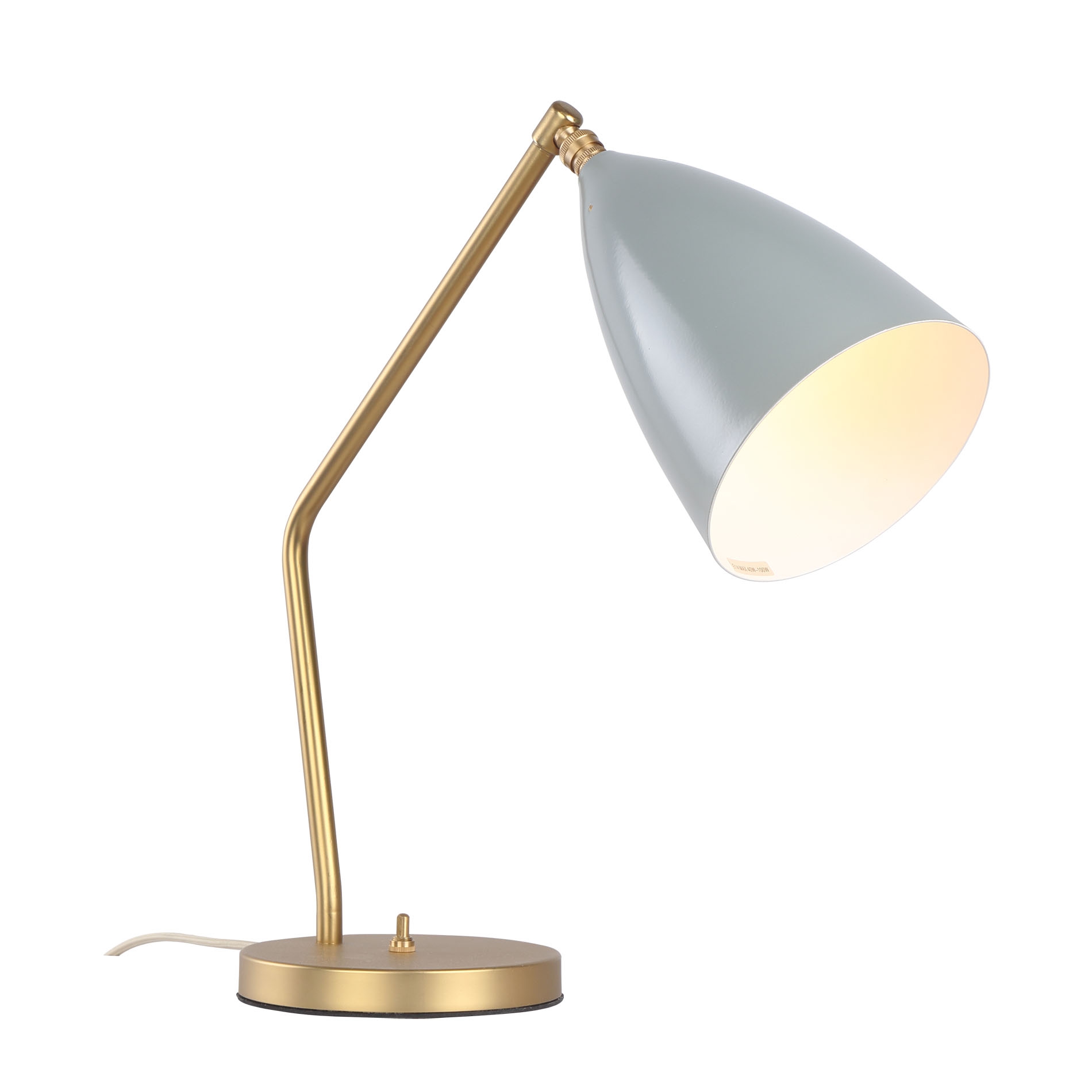 Greta Magnusson style, Tafellamp Gräshoppa grijs