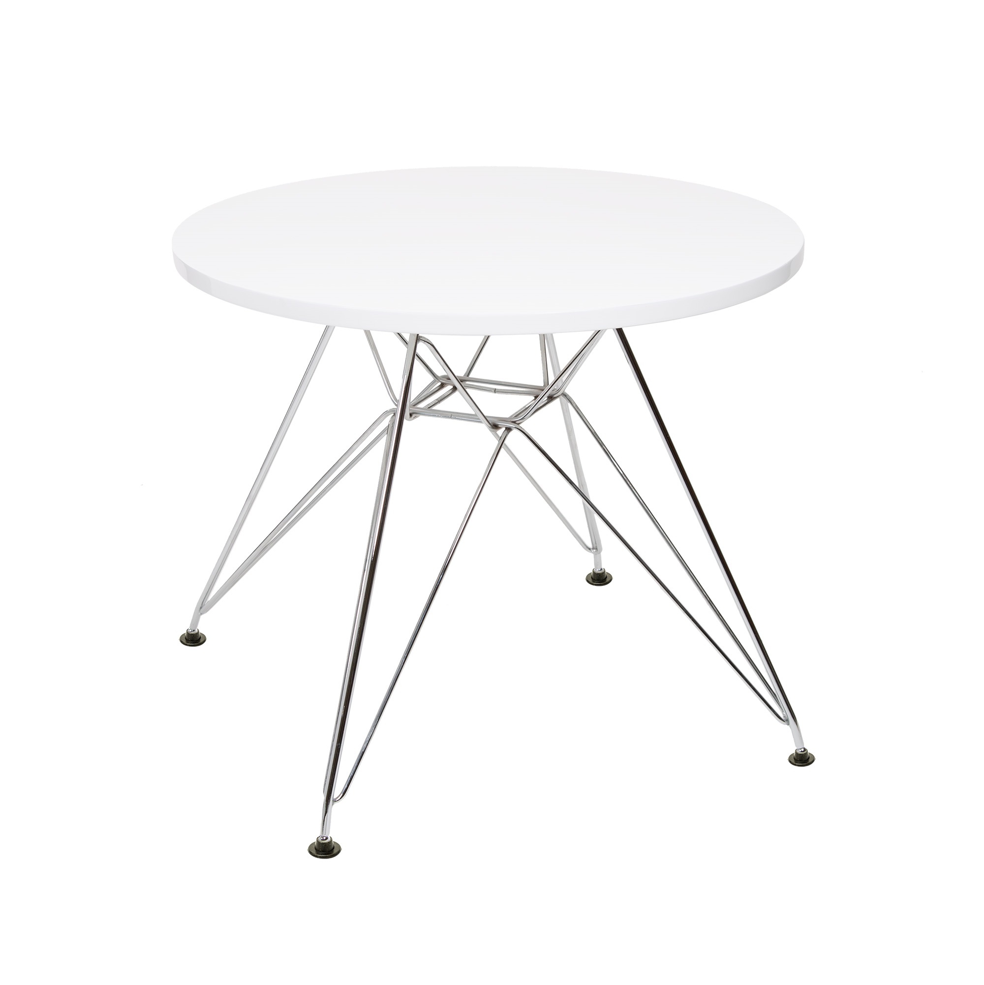 Charles Eames style, Kindertafel CTR junior rond wit