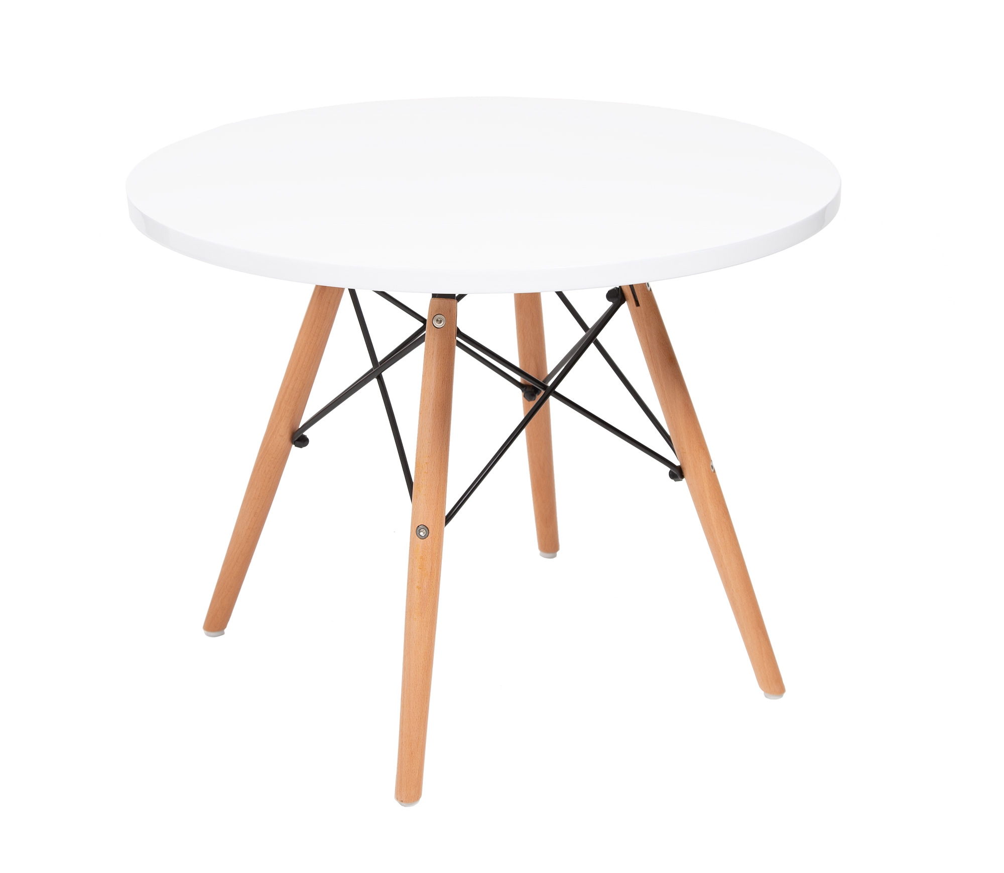 Charles Eames style, Kindertafel CTR junior rond wit