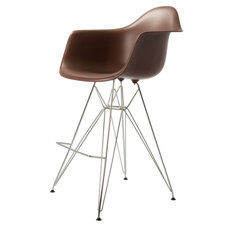 Charles Eames style, Barkruk DAR PP choco