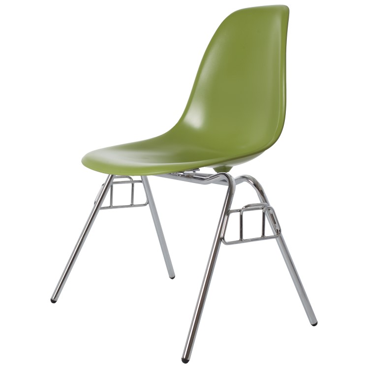 Charles Eames style, Eetkamerstoel DSS ABS groen
