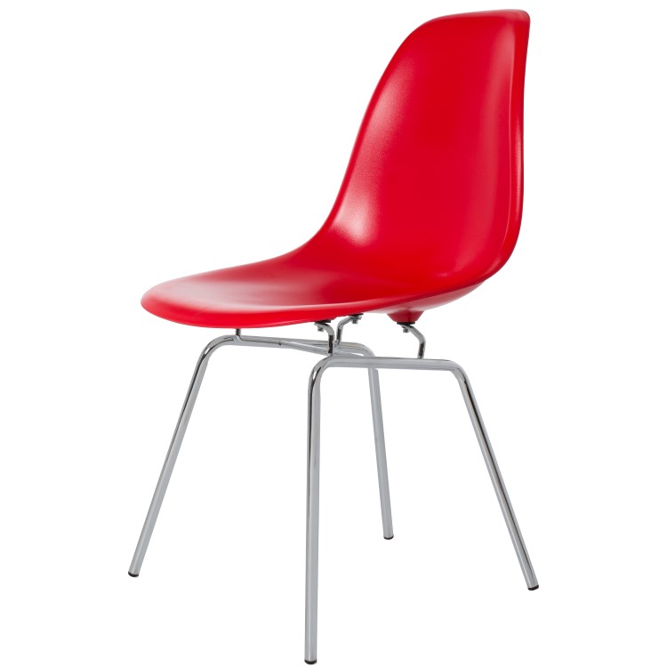 Charles Eames style, Eetkamerstoel DSX ABS rood