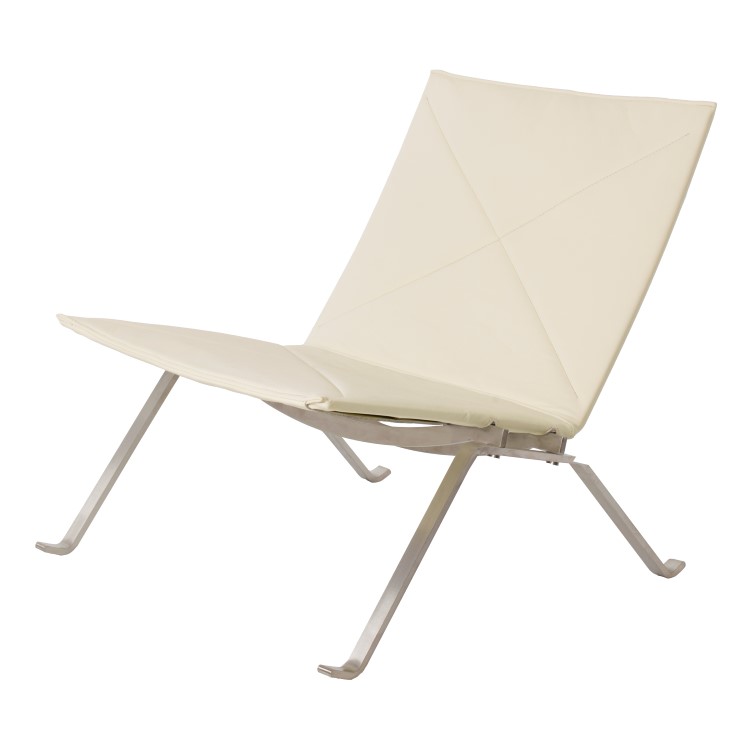 Poul Kjaerholm style, Lounge stoel PK22 ivoor