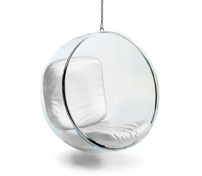 Eero Aarnio style, Lounge stoel Bubble chair transparant helder