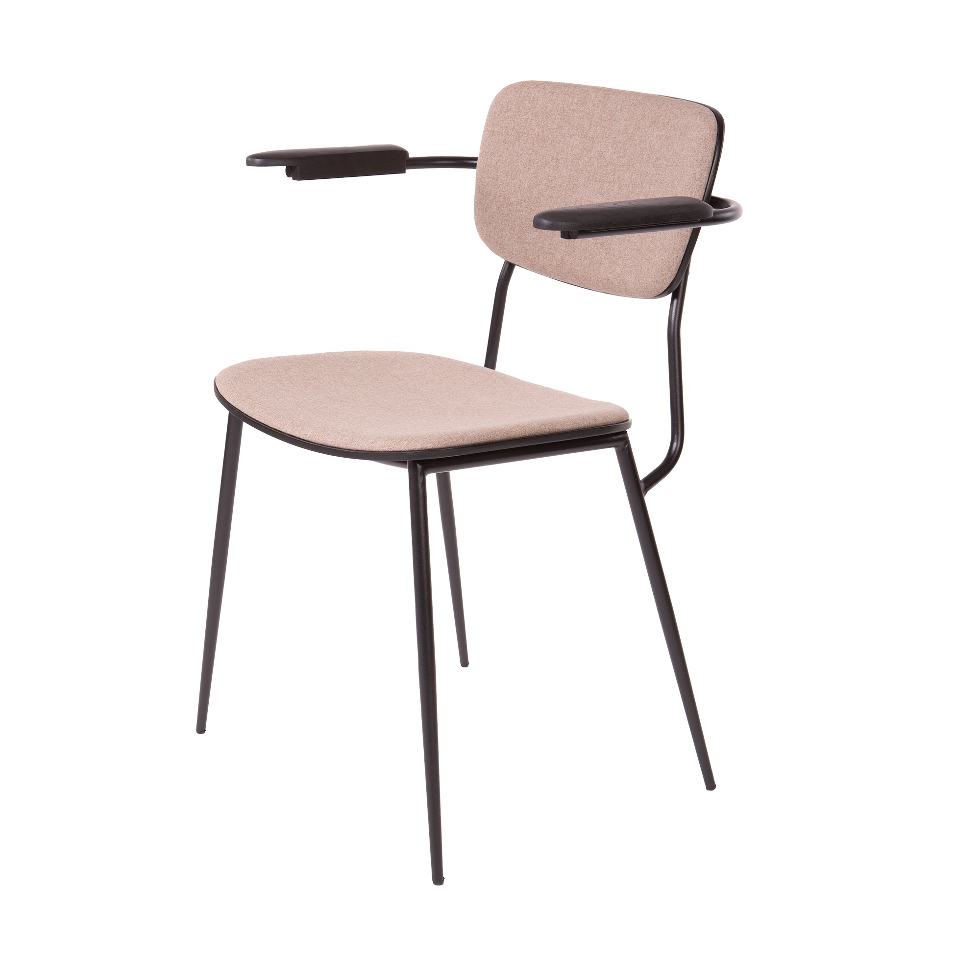 Dominidesign style, Eetkamerstoel College stapelbare stoel lichtgrijs