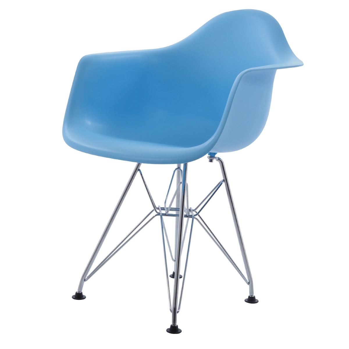 Charles Eames style, Kinderstoel DAR Junior lichtblauw