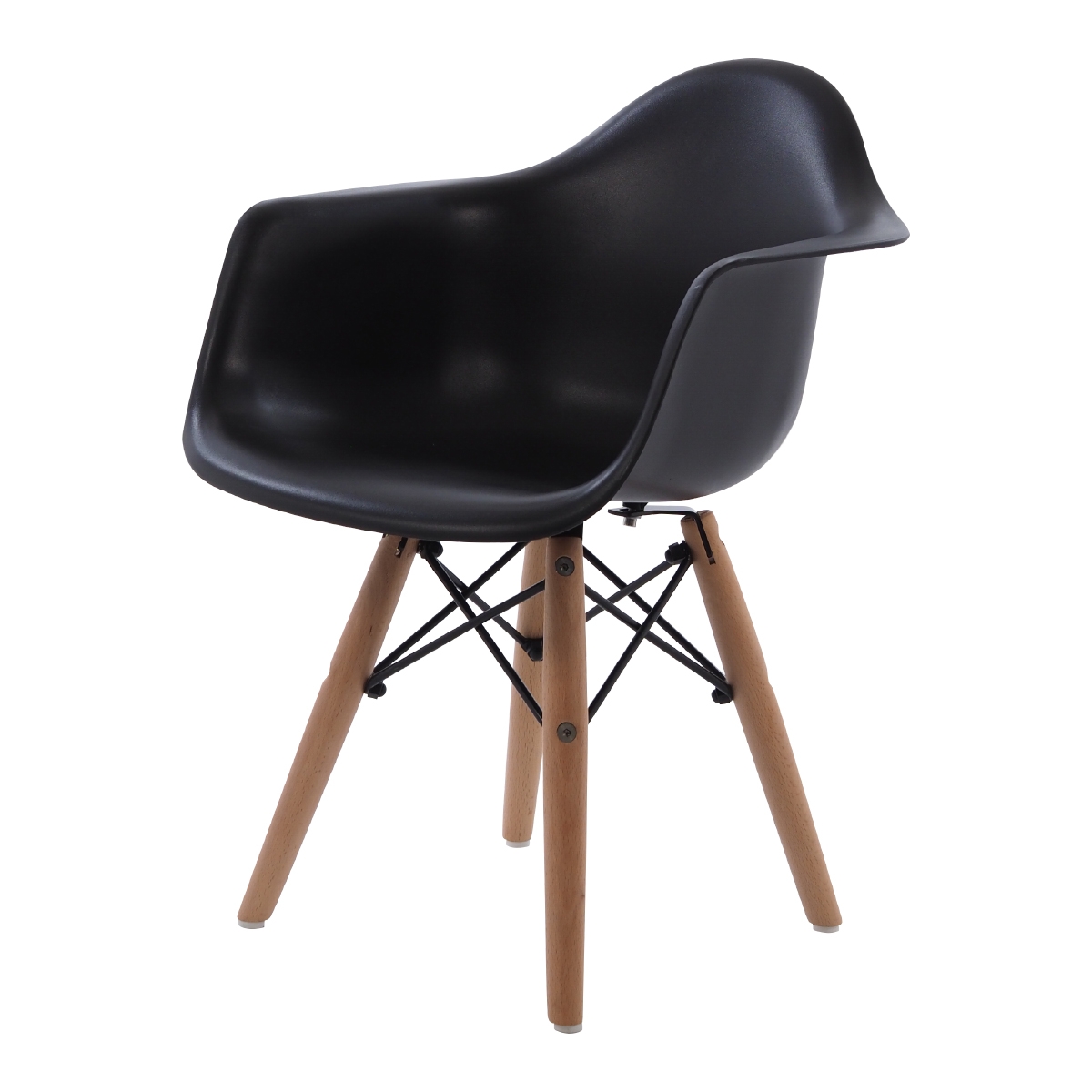 Charles Eames style, Kinderstoel DAW Junior zwart