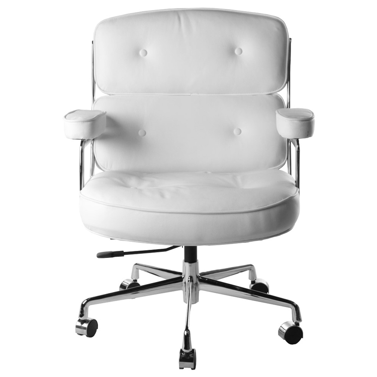Charles Eames style, Bureaustoel ES104 wit
