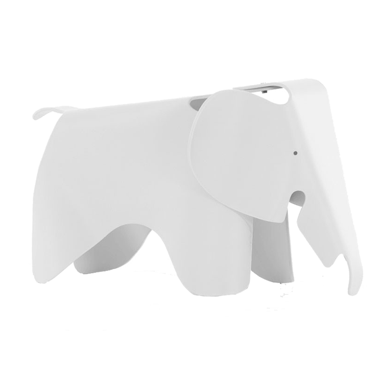 Charles Eames style, Olifant stoel Elephant Junior wit