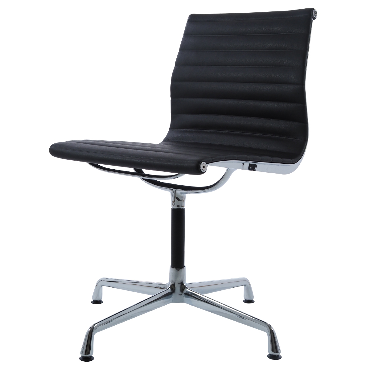 Charles Eames style, Vergaderstoel EA105 Leder zwart