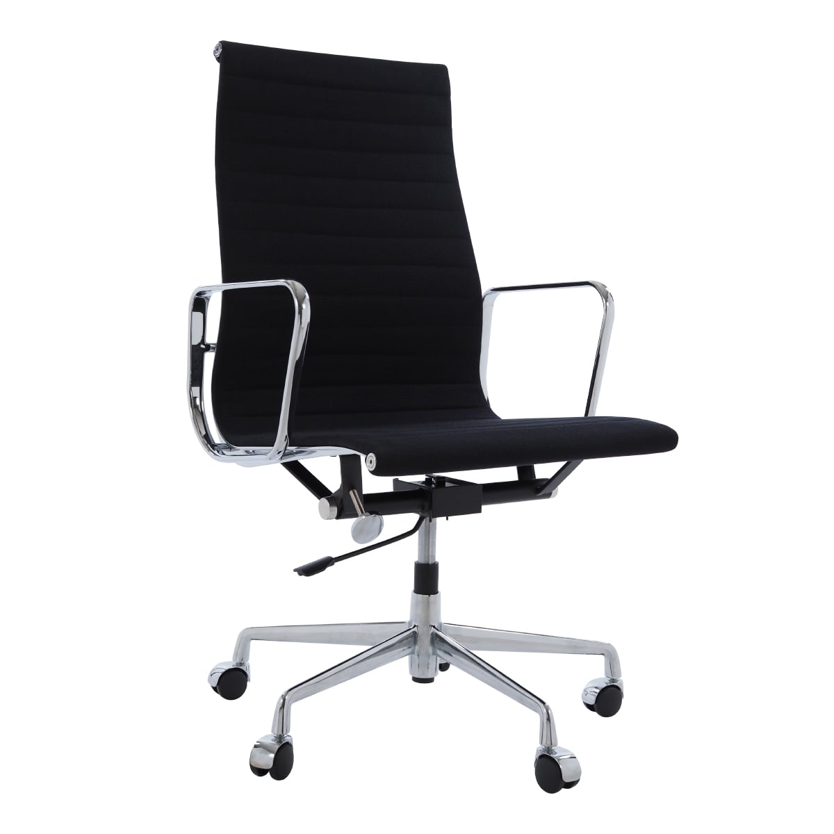 Charles Eames style, Bureaustoel EA119 Hopsack zwart