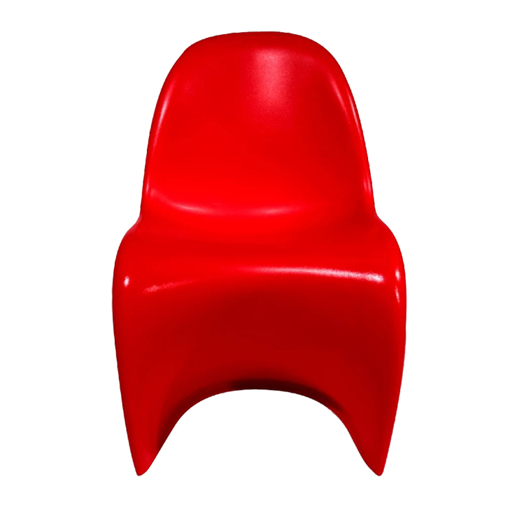 Verner Panton style, Kinderstoel Panton stoel glanzend rood