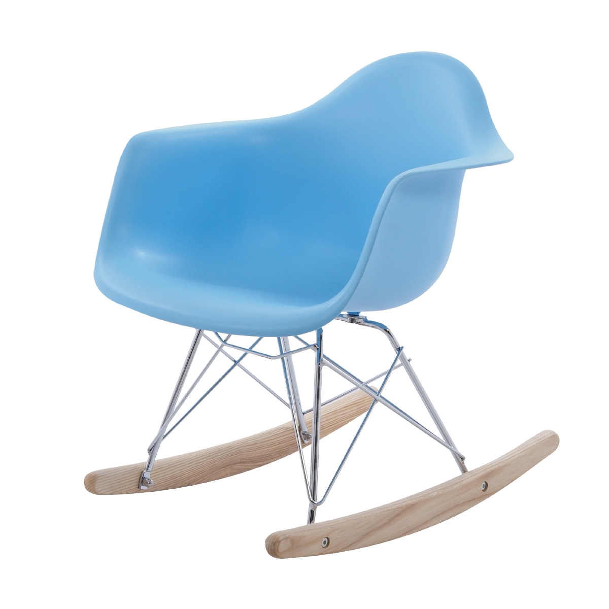 Charles Eames style, Schommelstoel RAR Junior Lichtblauw