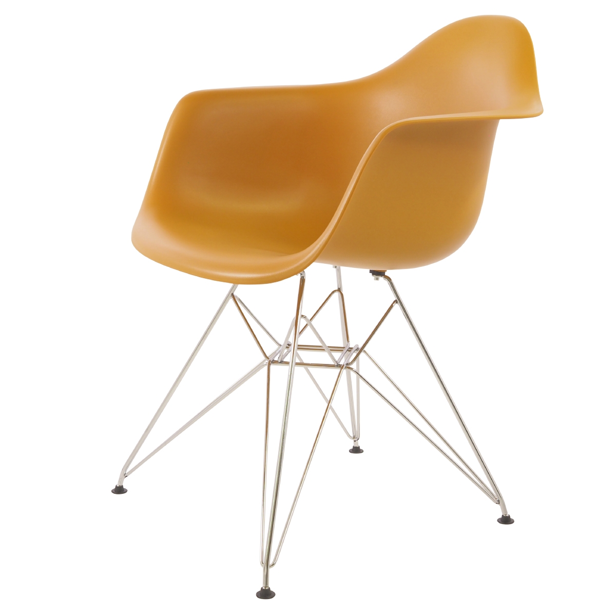 Charles Eames style, Eetkamerstoel DAR mat PP gember