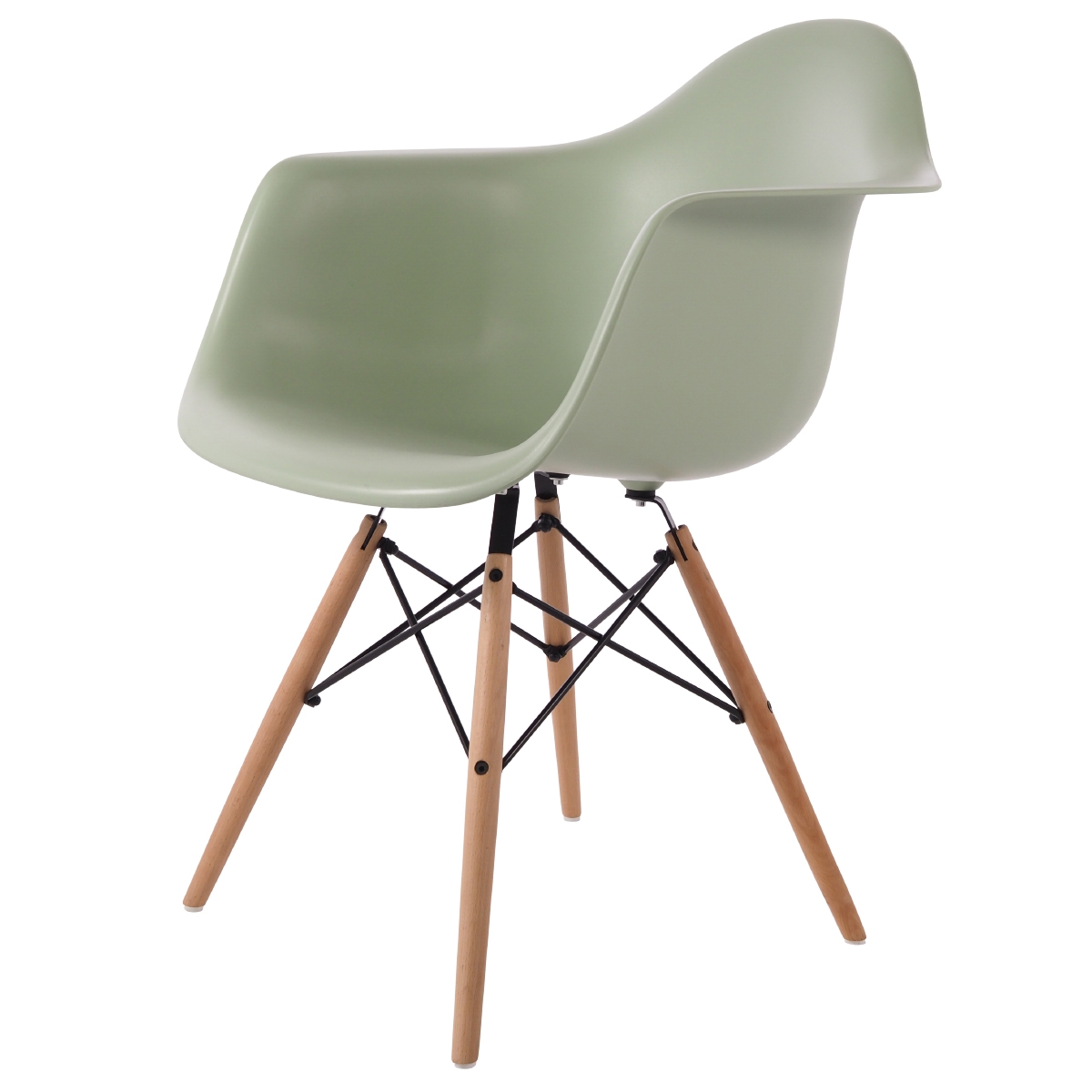 Charles Eames style, Eetkamerstoel DAW PP mint