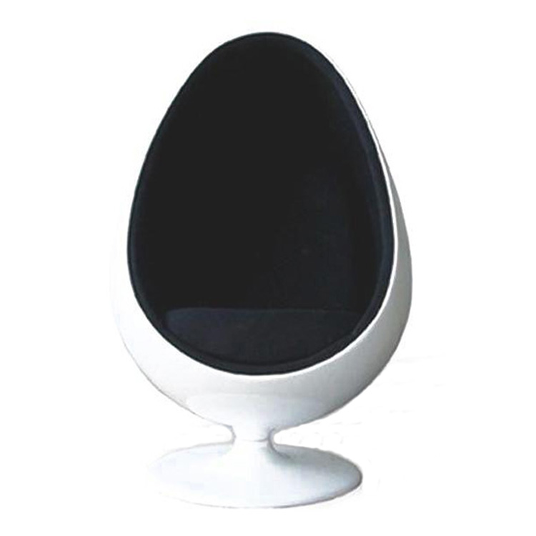 Eero Aarnio style, Lounge stoel Egg pod chair zwart