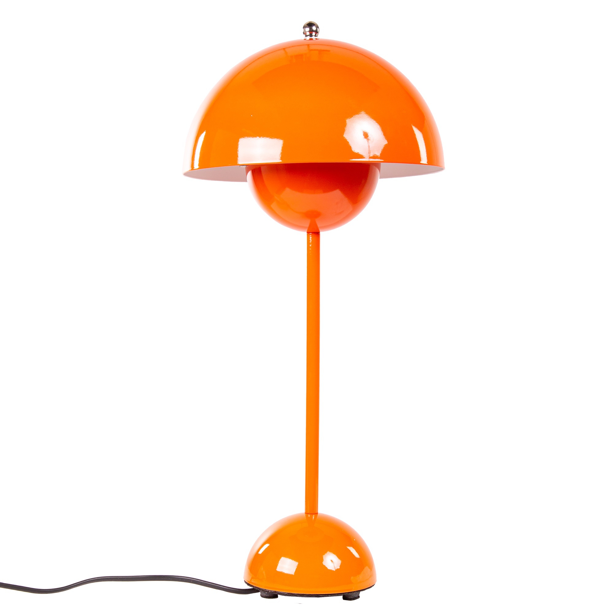 Verner Panton style, Tafellamp Flower Pot VP3 oranje