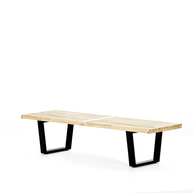 George Nelson style, Bank Nelson Bench Eiken 152cm