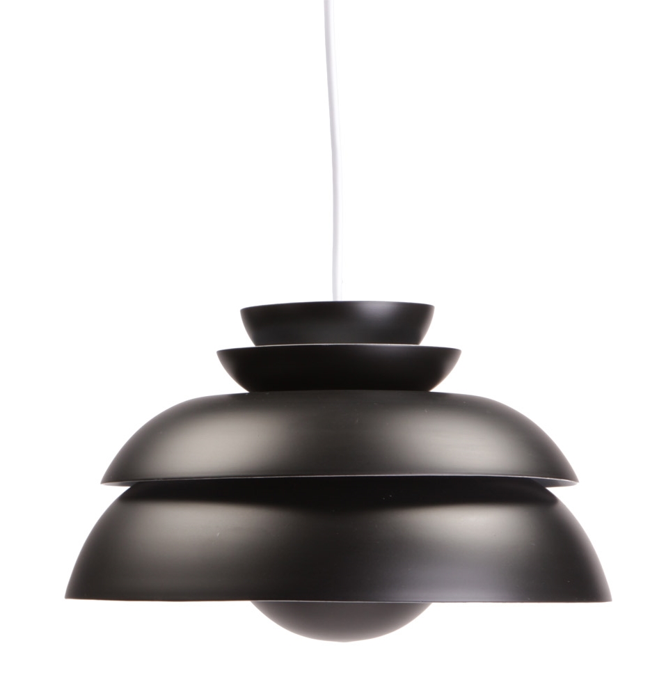 Verner Panton style, Hanglamp Concert P1 zwart