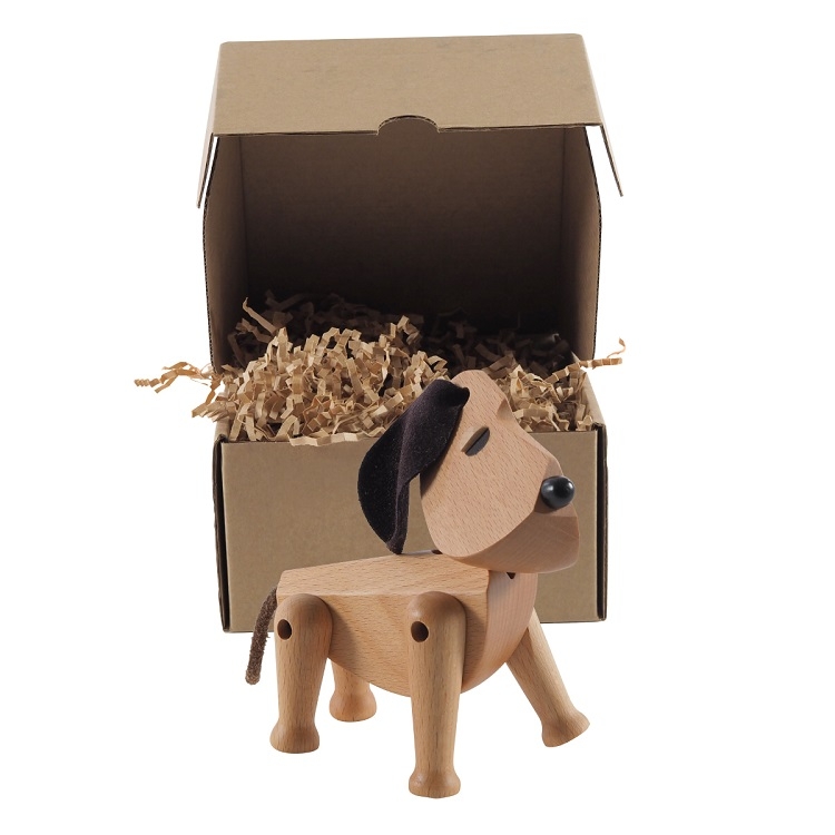 Dominidesign style, Houten pop Puppy naturel