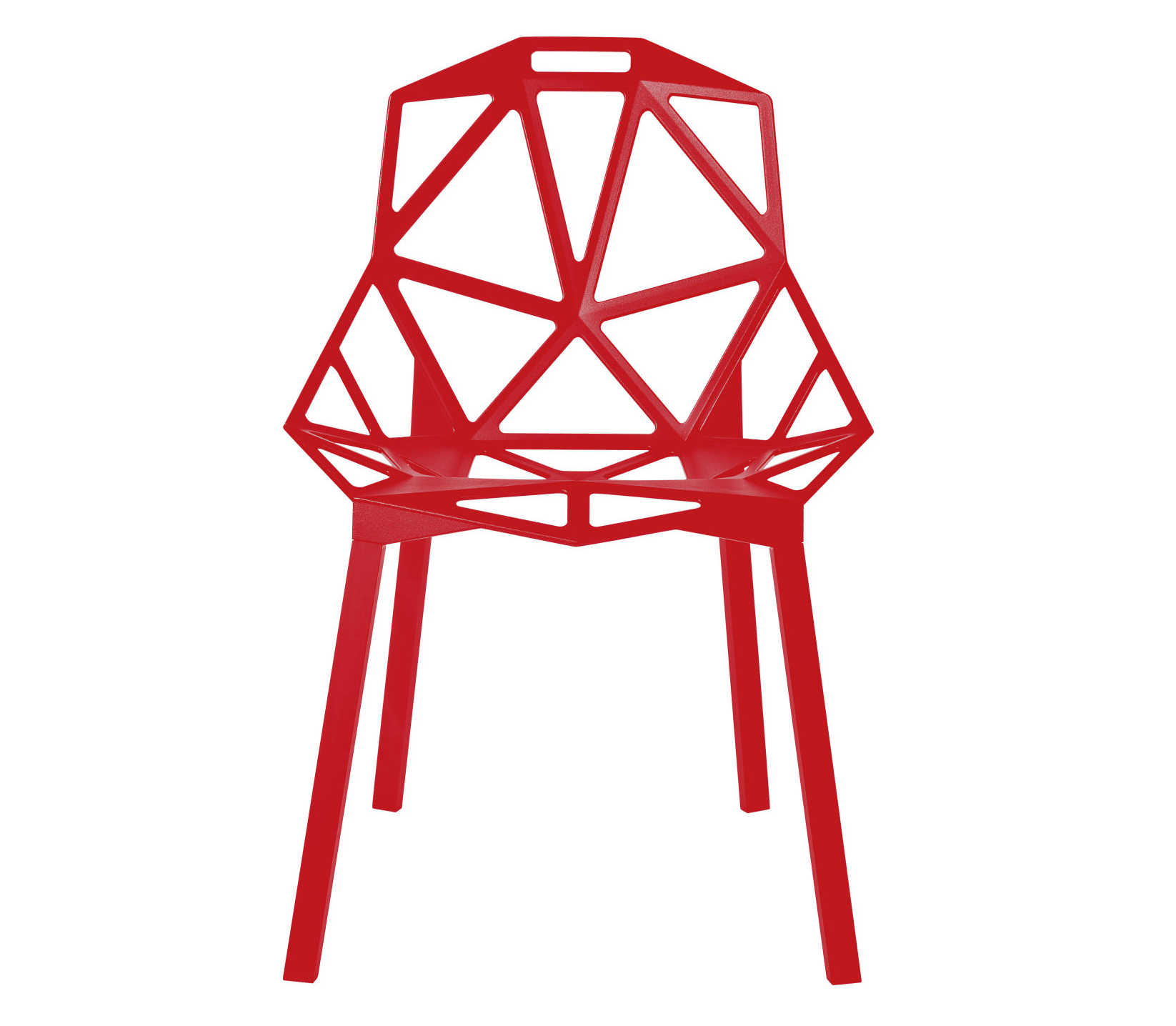 Konstantin Grcic style, Eetkamerstoel One stoel rood