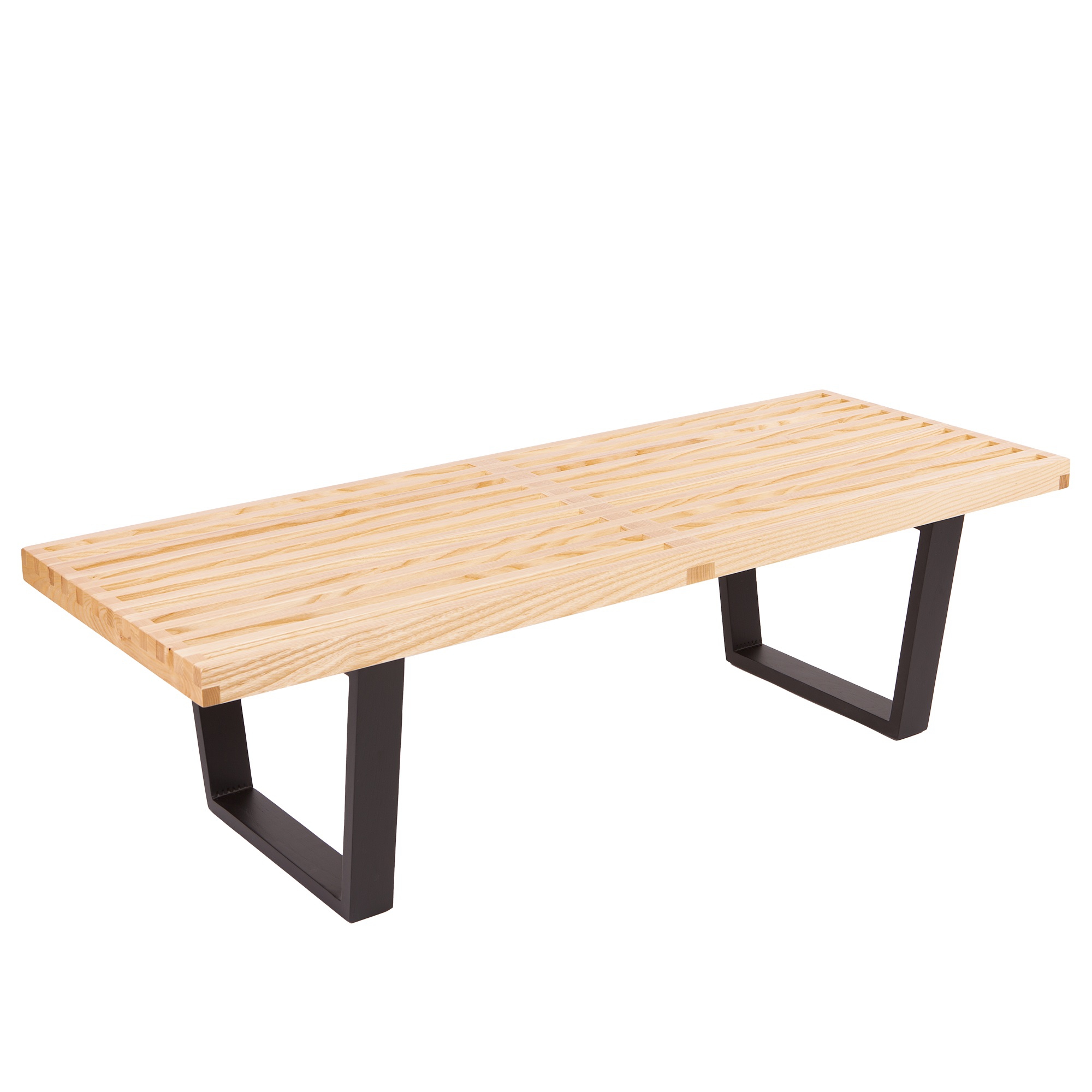 George Nelson style, Bank Nelson Bench Eiken 123cm