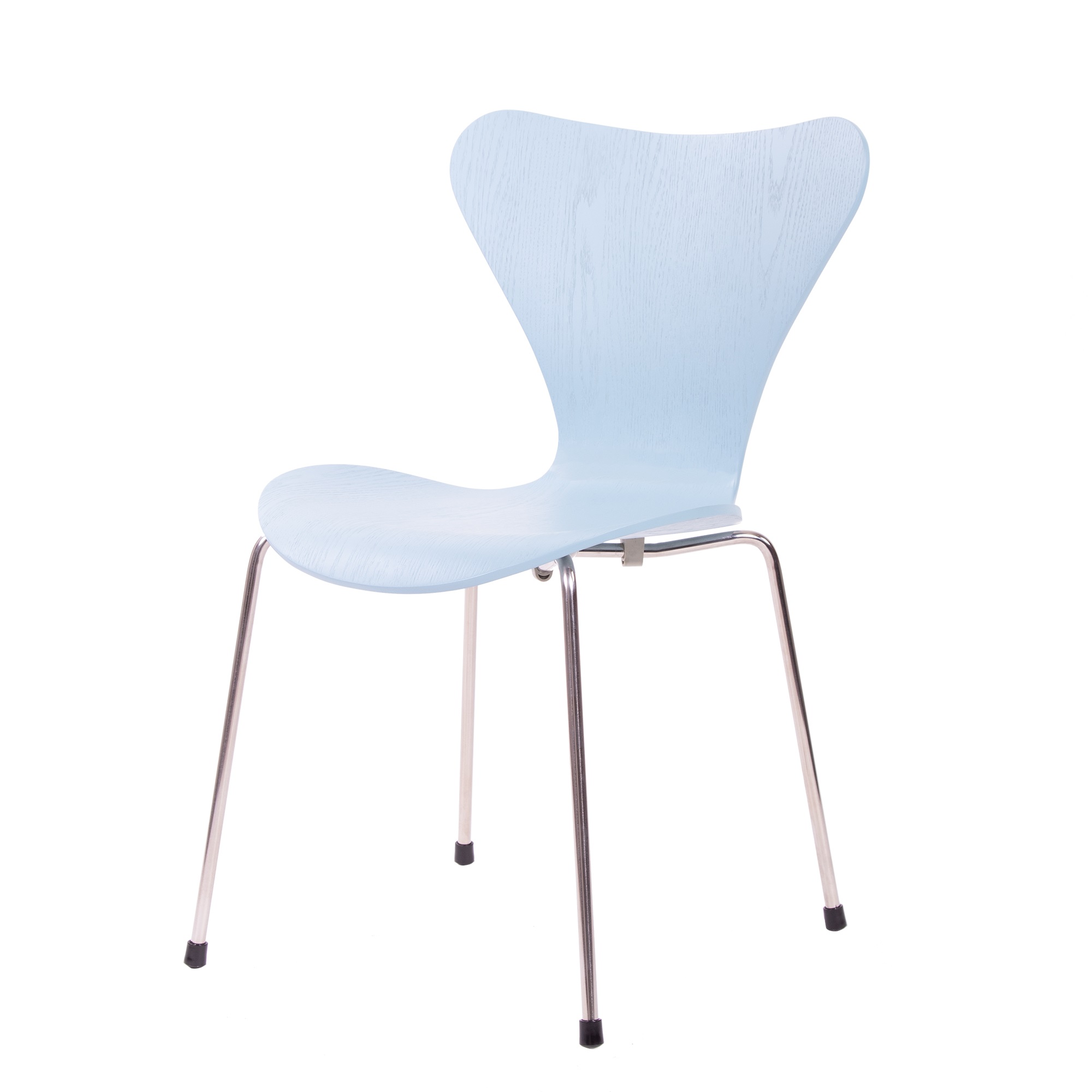 Arne Jacobsen style, Eetkamerstoel Butterfly series Lichtblauw