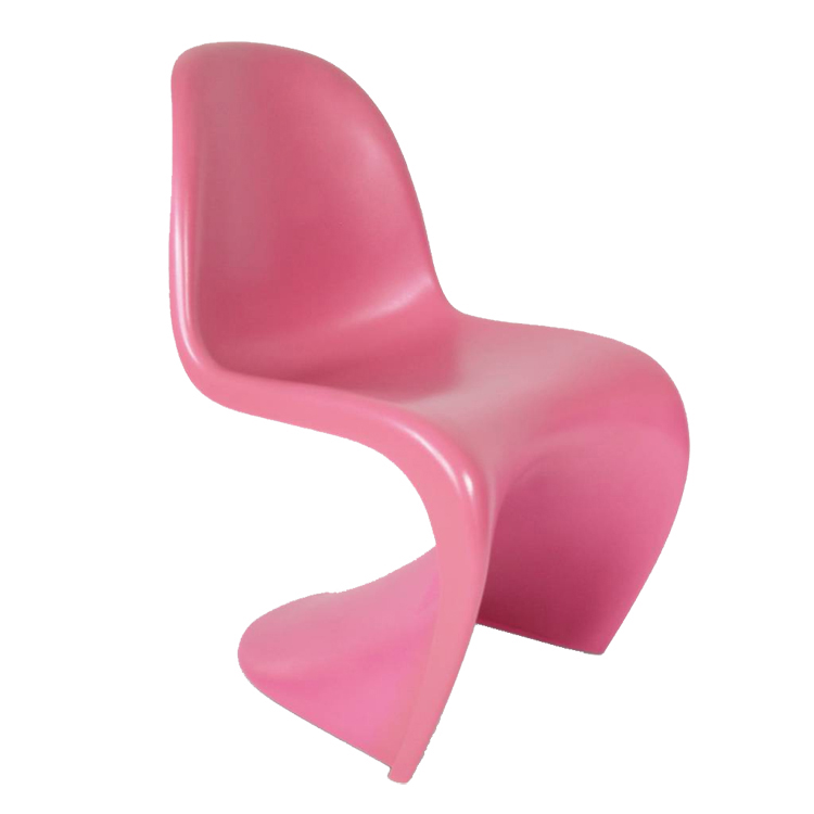 Verner Panton style, Eetkamerstoel Panton stoel glanzend roze